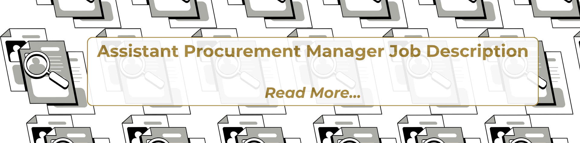 Assistant Procurement Manager Job Description