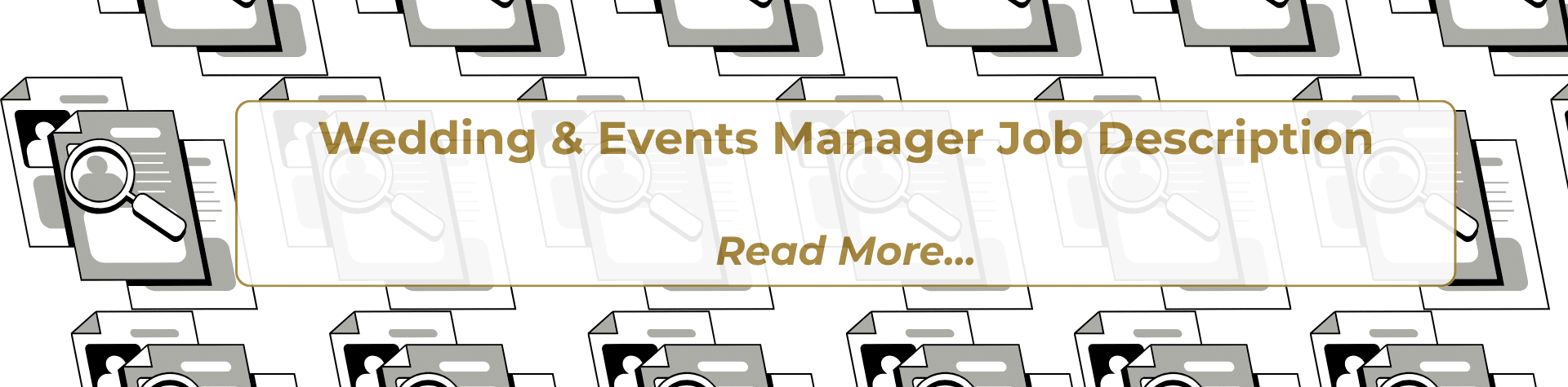 Wedding and Events Manager Job Description